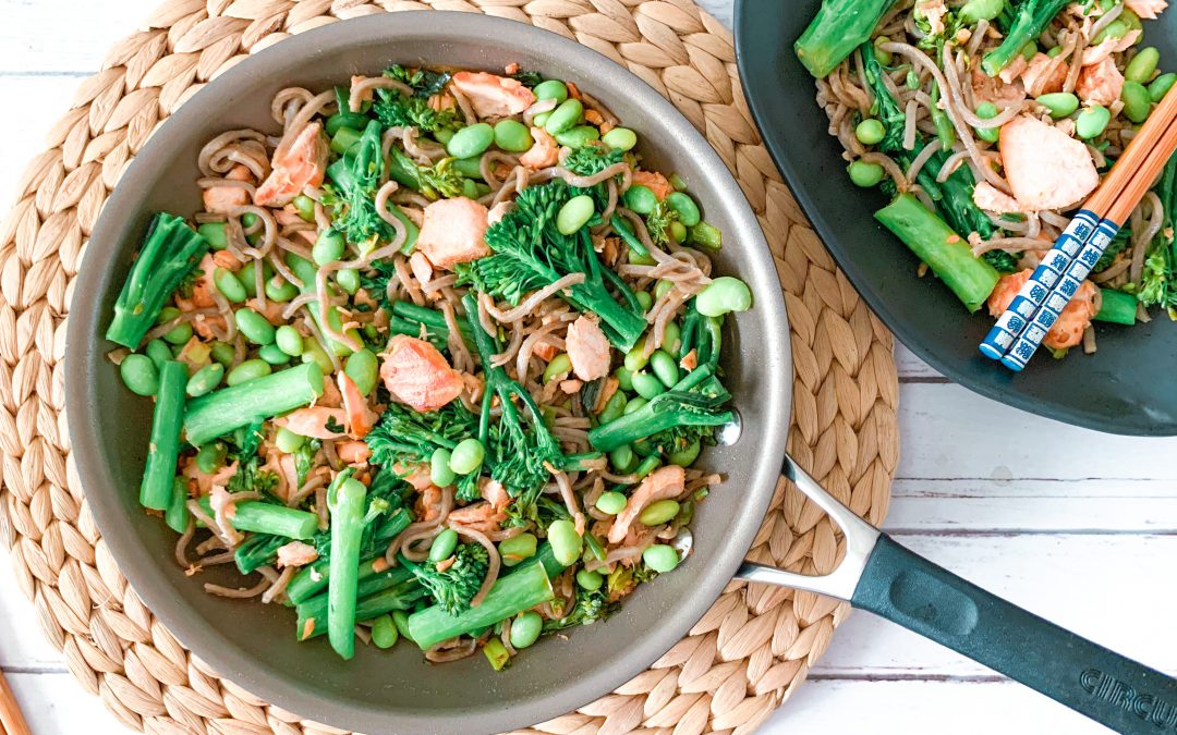 Salmon and Soba Noodle Stir-fry